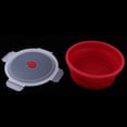 thumbnail image 4 of S SERENABLE Bol de Camping, de Qualité Alimentaire - 1200ml Rouge, 4 of 9