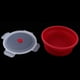 thumbnail image 5 of Contenedores De Almacenamiento De Alimentos Plegables Con Tapa Hermética, Contenedor De Almacenamiento Plegable De Silicona Para Acampar Picnic, Micro rojo, 5 of 8