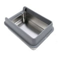 thumbnail image 1 of CAJA DE PARA GATOS CERRADA DE ACERO CONPA INOXIDABLE, BANDEJA DE METAL INODORO ANTISALPICADUAS CON Remedo de Paredes atas, sin pegajosa,, 1 of 7