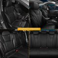 thumbnail image 5 of AOMSAZTO Car Seat Covers Custom for Subaru Crosstrek 2018-2022 Compatible with Airbag (5 Seats,Black)）, 5 of 5