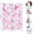 thumbnail image 4 of Pink Breast Cancer Blanket,Comfortable Soft Flannel Throw Blanket,All Season,Warm Lightweight Blankets for Sofa Bed Couch Living Room Chair,30"x40", 4 of 4