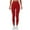 Red, variant on Xdegoge Womens Yoga Pants High Waisted Elastic Leggings Casual Workout Lightweight Pant Fashion Butt Lifting Sport Pant Stylish Stripes Bottoms