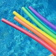 thumbnail image 4 of 6 Pack Jumbo Pool Noodles Swimming Floating Foam Tube Extra Large Hollow Bright Swimming Pool Noodles Bulk Heavy Duty for Adults(Blue,Turquoise,55 x 3.5 Inch) pool toys, 4 of 14