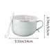 thumbnail image 3 of Pequeño cuenco de sopa aislado resistente a la quemadura | Recipiente térmico para alimentos calientes resistente | Vajilla de cocina portátil y duradera | 1 Cuenco 14x12x9,5 cm | Rosa, Azul, 3 of 6