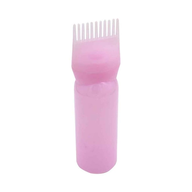 120ML Multi\-functional Hair Dyeing Cream Shampoo Bottle Coloring Dispensing Applicator Brush Tip Tool pink 120ML Multi\-functional Hair Dyeing Cream Shampoo Bottle Coloring Dispensing Applicator Brush Tip Tool pink