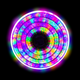 thumbnail image 2 of Serie Navideña Decorativa Luz Led Multicolor 600 Focos 8 Funciones Importadora La Merced  Cable Transparente 27 m, 2 of 4