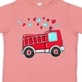thumbnail image 4 of Inktastic Valentine Fire Truck with Hearts Boys or Girls Toddler T-Shirt, 4 of 5
