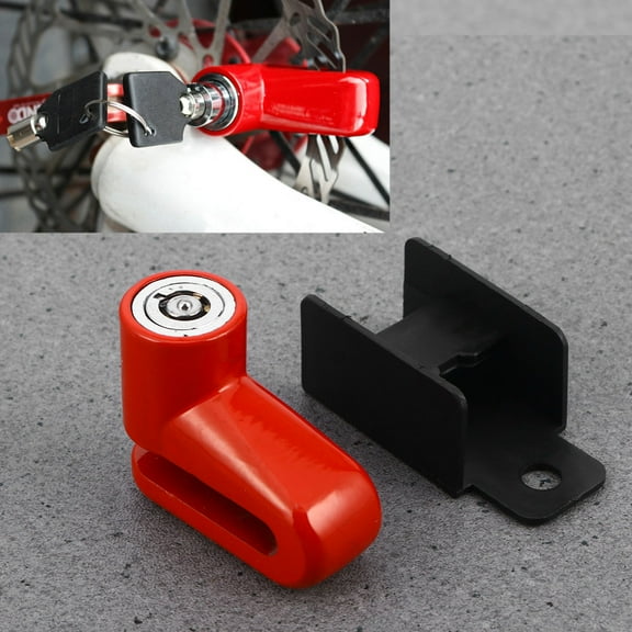 Niceauty Motorcycle Disk Brake Lock Metal Disc Brake Locking Outdoor Parking 1Pcs