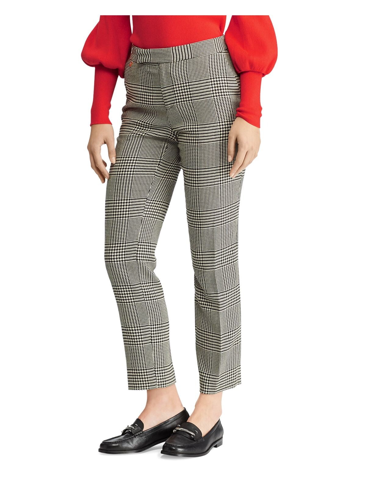 ralph lauren plaid pants womens