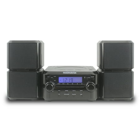 Magnavox Mm435 Black 3Pc Cd Shelf Stereo System Am Fm (Best Compact Home Stereo)