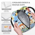 thumbnail image 6 of Lsque Bluey Print Lunch Bag, Insulated Lunch Box, Small Leakproof Cooler Food Lunch Containers Reusable High Capacity Lunch Tote Bags for Work, Travel, Outdoor, 6 of 8