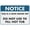 Warning Sign 2, variant on Notice This Is Your Lunch Area Keep It Clean Sign 8"x12" Inches Rust Free Aluminum - Uv Protected, Waterproof, Weatherproof And Fade Resistant - 4 Pre-Drilled Holes