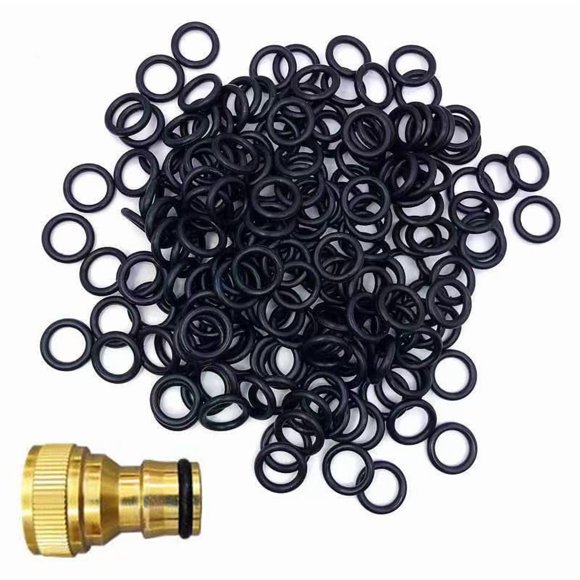 RecDec Pack de 100 juntas tóricas de nitrilo de 16 mm de diámetro exterior, 11 mm de diámetro interior y 2,5 mm de sección