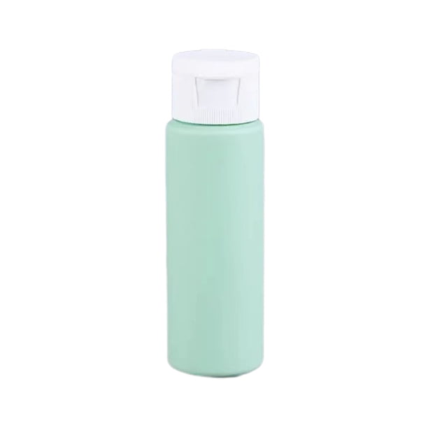 Paquete de 4 botellas de viaje a prueba de fugas de 50 ml, rellenables, con tapas abatibles para artículos de tocador y cosméticos, en azul, rosa, verde y bla JASKFLY