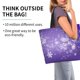 thumbnail image 2 of Easygdp Snowfall Sky White Purple Bolsas Tote para Mujer, Bolsos de Hombro para Viaje, Bolsos de Mano de Gran Capacidad para Compras y Trabajo, 2 of 8