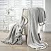 thumbnail image 3 of Amrapur Overseas / Monaco Couverture 100 % Coton (Gris) Lot de 2, 3 of 10