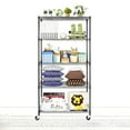 thumbnail image 7 of EFINE 5-Shelf Shelving Units and Storage on Wheels and 5-Shelf Liners, 7 of 7