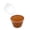 F004- Coffee, variant on Sensory Squeeze Toys, Soft Modeling Material for Modeling Material, Brown Solid Composition, 3 in Diameter, Hinged Clear Plastic Lid, 1 Pc, Squeeze Relaxation