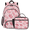 Color 3, variant on Jiaoprinted Rainbow Music Notes Backpack with Lunch Bag Set, 18.3 Inch Travel Laptop Backpack with Insulated Cooler Lunch Box, Musical Notes Casual Daypack Work Bag