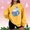Yellow, variant on FDGIU Women's Funny Christmas Graphic Sweatshirt - Plus Size Crewneck Long Sleeve Pullover, Casual Comfy Holiday Tunic Blouse