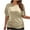 Beige, variant on Summer Xunlbb Womens Plus Size Shirts Tops Short Sleeved Solid Color Casual Loose Fitting Women's Top Gift for Her, S-3XL