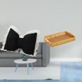 thumbnail image 2 of Bonito cojín con forma de lazo, cesta de almacenamiento tejida para cocina, adorno suave, ideal para dormitorio, sala de estar, oficina, regalo de fie, 2 of 8