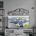thumbnail image 4 of LaModaHome E46 Sedan Metal Silhouette Wall Art, 4 of 5