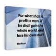 thumbnail image 5 of Scripture Walls  Own Soul Mark 8:36 Bible Verse Canvas Christian Wall Art Ready to Hang Unframed, 5 of 16