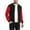 Black/Red, variant on Men's College Varsity Jacket Lightweight Baseball Jackets Football Letterman Jacket
