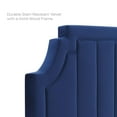 thumbnail image 6 of Modway Alyona Channel Tufted Performance Velvet King/California King Headboard in Navy, 6 of 10
