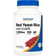 thumbnail image 1 of Nutricost Red Yeast Rice with CoQ10 | 1,300 Mg Per Serving | 120 Capsules | 60 Servings, 1 of 3