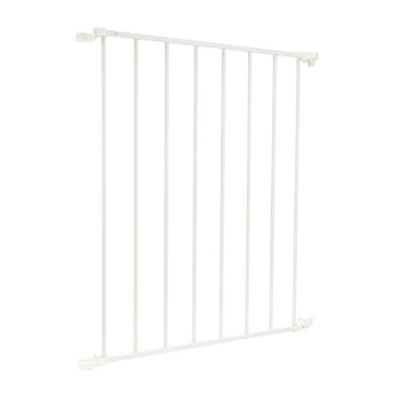 Kidco Custom Fit Auto Close Child Safety Gate Extension, 24", Steel, White