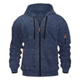 thumbnail image 1 of pstuiky manga larga de hombre, Sudadera deportiva de manga larga con capucha y bolsillos múltiples para hombre, estilo cargo, informal, para entrenamiento Tops de talla grande para hombre l, 1 of 4