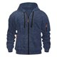 thumbnail image 1 of pstuiky manga larga de hombre, Sudadera deportiva de manga larga con capucha y bolsillos múltiples para hombre, estilo cargo, informal, para entrenamiento Tops de talla grande para hombre l, 1 of 4