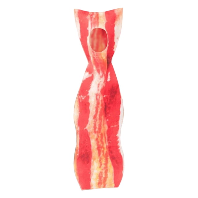 Disfraz de tira de tocino,Disfraz de tira de tocino para carnaval de Halloween,Disfraces divertidos de Halloween de tiras de tocino de poliéster,Conjunto de disfraz de comida para el
