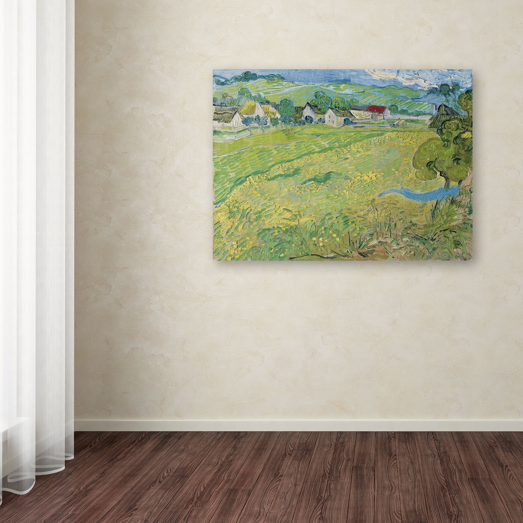 Trademark Fine Art 'Les Vessenots Au Auvers' Canvas Art by Van Gogh