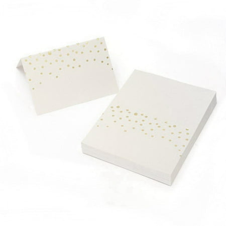 Gartner Studios 12687 Gold Foil Dots Place Cards (Best Place To Sell Sports Cards)