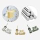 thumbnail image 4 of Injueey 2 unids/set puerto de carga + puerto de auriculares reemplazo de enchufe antipolvo para teléfono móvil Android tapón de auriculares Teléfono y Comunicación oro, 4 of 6