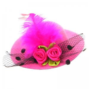 Fancyleo 6 Packs Mini Hat Hair Clip Decorative Hair Clips 1 96