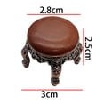 thumbnail image 5 of LeeQinersw Miniature Doll House Furniture Decoration Wooden 1/12 Chair Small Seat Bench for, 5 of 7