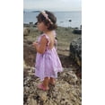 thumbnail image 2 of Girls' A-Line Floral Dress, Dressy, Sleeveless, Relaxed Fit, 4T, 2 of 9