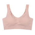 thumbnail image 2 of VISALY Womens Bralettes wireless bras Womens Bra Compression High Support Bra For Women's Every Day Wear Exercise Bra Push Up Bra Seamless Bras For Women Comfortable Bras For Women Beige L, 2 of 9