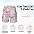 thumbnail image 6 of Picia Easter Rabbit pattern Mens Swim Trunks with Compression Liner Stretch Beach Shorts Quick Dry with Zipper Pockets No-Chafing Board Shorts-XX-Large, 6 of 9
