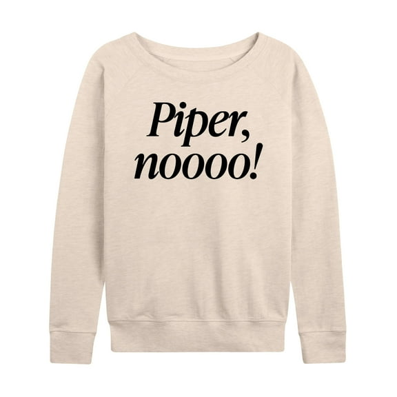 Instant Message - Piper No - Women's French Terry Long Sleeve Shirt