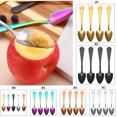 thumbnail image 3 of Coofit 4PCS Fruit Spoon Sawteeth Stainless Steel Spoon Flatware Spoon for Grapefruit, 3 of 10