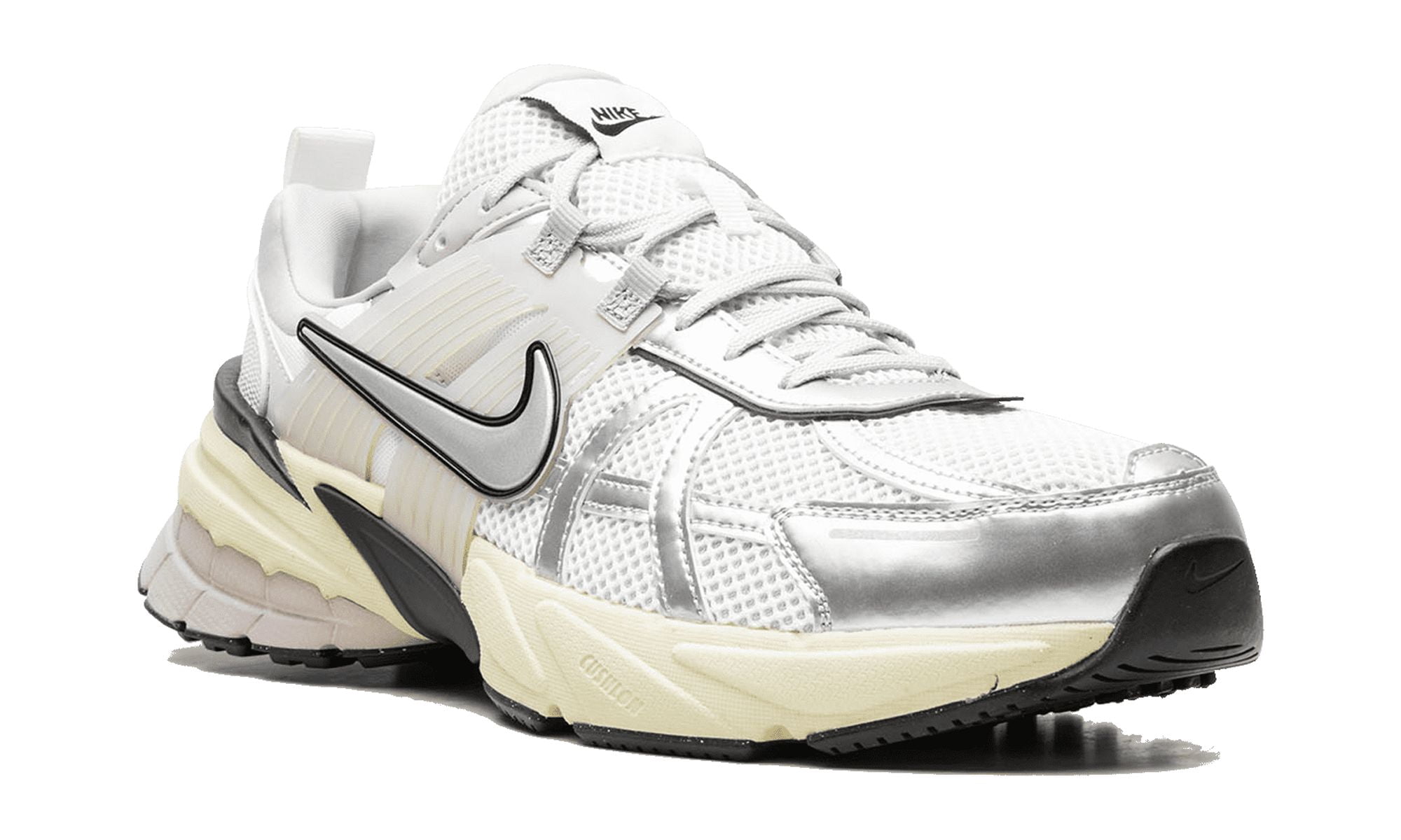 NIKE MENS V2K Run "Pure Platinum Metallic Silver" HJ4497 100 from Stadium Goods