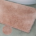 thumbnail image 4 of Home Weavers Element Bathroom Rugs, Extra Soft Absorbent Bath Rugs, Non-Slip, Quick Drying, Machine Washable, Plush Comfort for Bathroom Floor, Tub, Shower and Home Decor Accessories, 17x24, Coral, 4 of 10