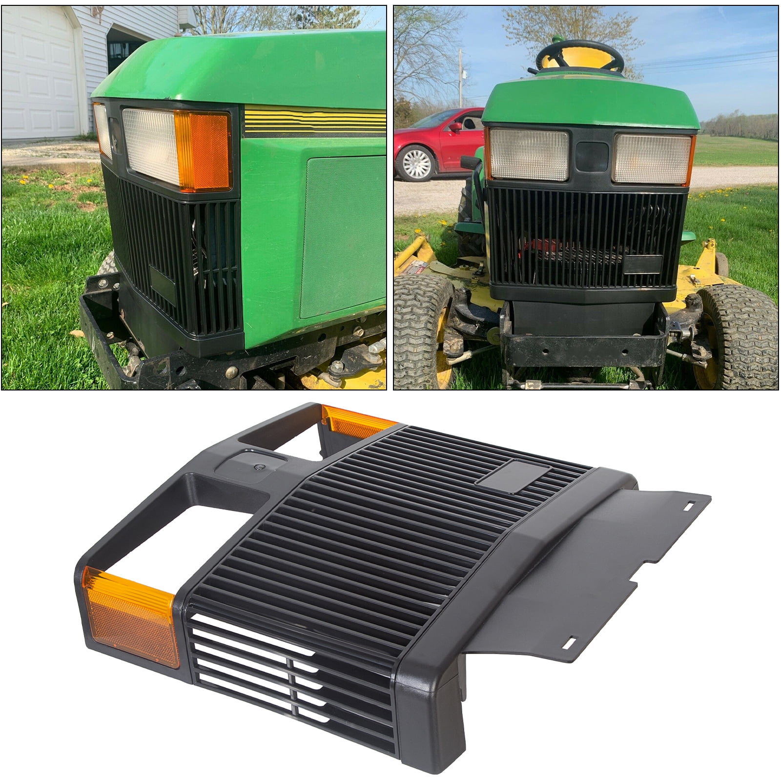 Front Black Grille For John Deere 415 425 445 455 Tractor Replaces