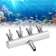 thumbnail image 4 of Ecomeon Fish Tank Distribution Valve Fish Tank Oxygen Pipe Carbon Dioxide Adjustment Switch Stainless Steel Distributor Valve,Fish Tank Splitter Valve,Aquarium Splitter, 4 of 8