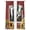 Red, variant on Pigs Sunflowers Sheer Curtains 72 Inch Length 2 Panels Set Window Treatments, Farmhouse Red Barn Flowers Animals Rod Pocket Semi Curtains for Living Room/Bedroom/Kitchen Décor, 104"W x 72"L